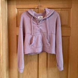 Hollister Dusty lavender hoodie